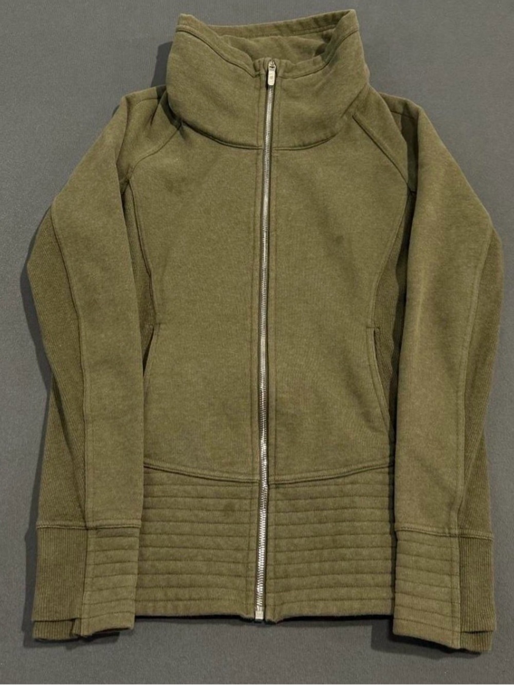 Lululemon Olive Green Zip-Up Jacket